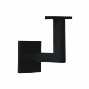 Trapleuninghouder Vierkant met strak, modern design voor een stevige en veilige montage van vierkante trapleuningen.