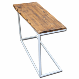 Minimalistische sidetable met slank profiel en strak design, ideaal voor entree, hal of woonruimte.