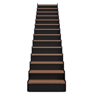 Additionele foto van de Trap PeakRise – gedetailleerde weergave van de trap met een focus op de stevige treden en het strakke, eigentijdse ontwerp.